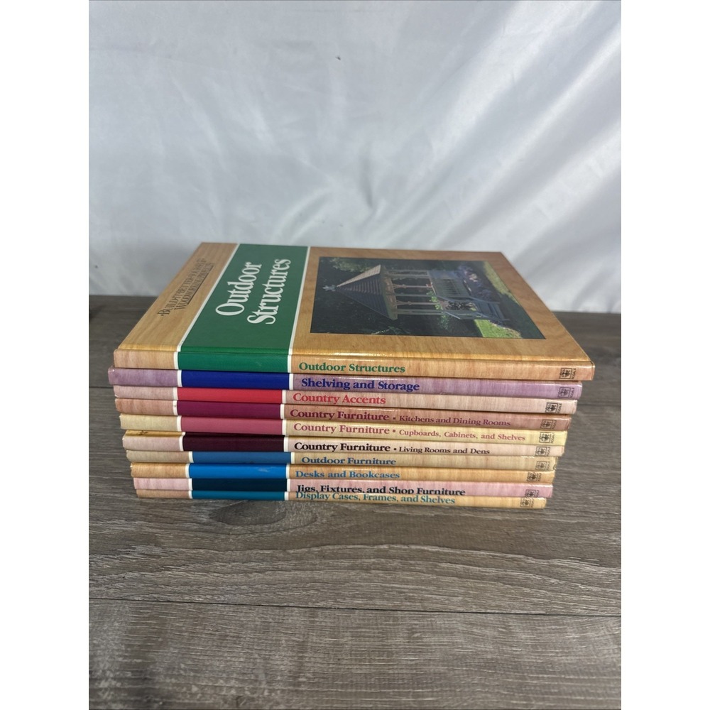 Build It Better Yourself Woodworking Projects DIY Lot of 10 Books Rodale HC